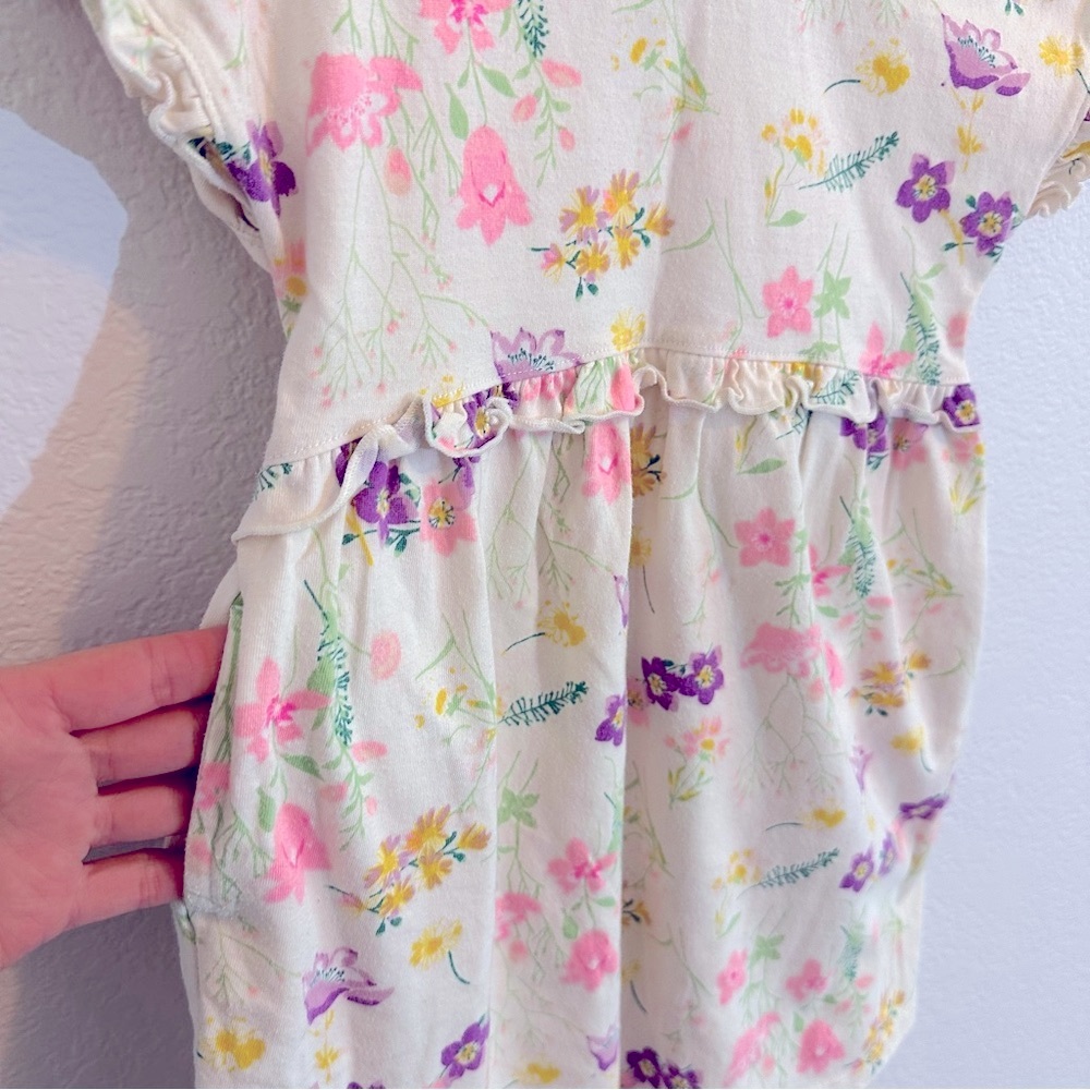 Bundle of 2 Flower Pattern Dresses: Emma’s Garden and Wonder Nation. Siz… - Picture 13 of 14